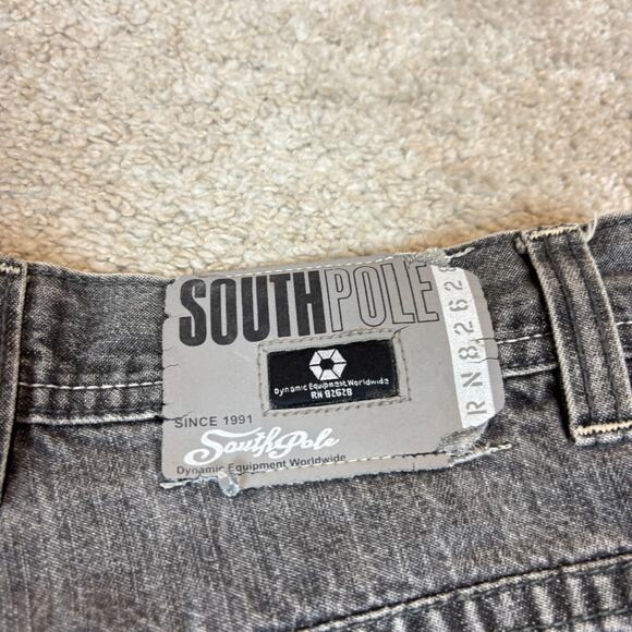 Vintage Southpole Y2K Baggy Paint Splatter Jeans Men's 34x30 Grunge Hip Hop - Picture 5 of 11